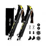 Luces Solares Exterior 29 GLYMNIS Bastones para Senderismo Plegables Trekking